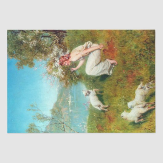 Joys of Spring (door John Collier) Tissuepapier (Voorkant)