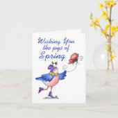 Joys of Spring - Wenskaart Kaart (Gele Bloem)