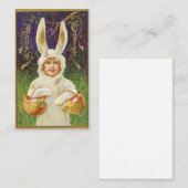 Joys van de paasbondsgroet visitekaartje (Voorkant / Achterkant)