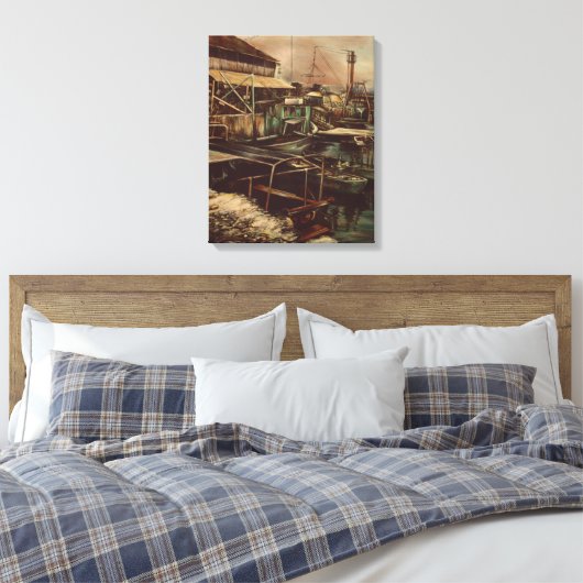 Joys van Jaffe Canvas Afdruk (Insitu (Slaapkamer))