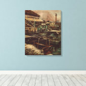 Joys van Jaffe Canvas Afdruk (Insitu (Houten vloer))