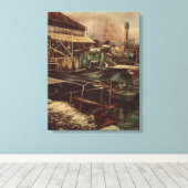 Joys van Jaffe Canvas Afdruk (Insitu (Houten vloer))