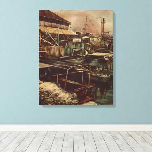 Joys van Jaffe Canvas Afdruk (Insitu (Houten vloer))