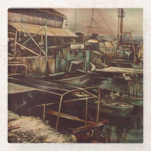 Joys van Jaffe Glazen Onderzetter (Voorkant)