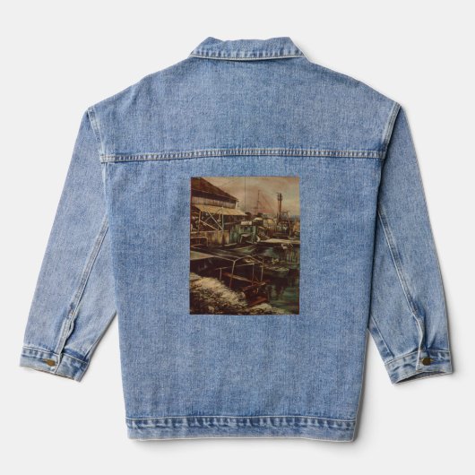 Joys van Jaffe, Israël Denim Jacket (Achterkant)