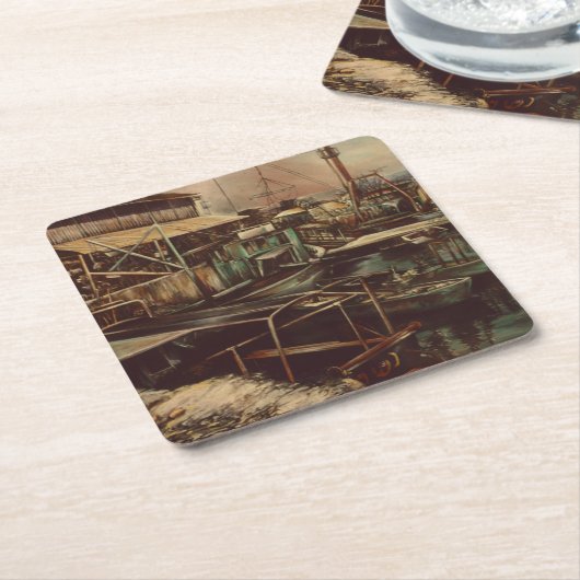 Joys van Jaffe Kartonnen Onderzetters (Schuin)