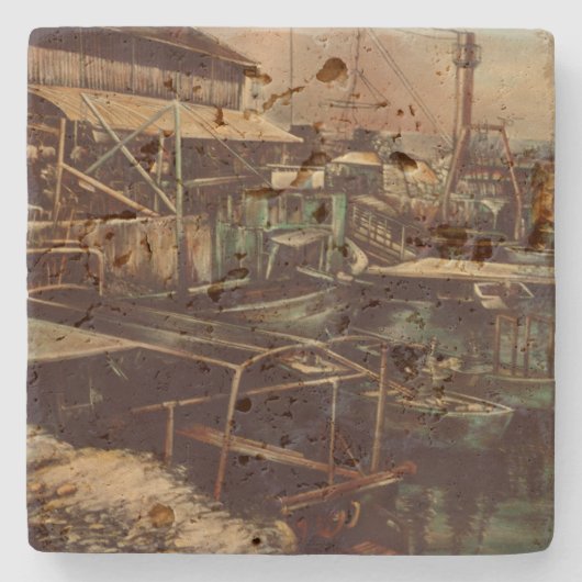 Joys van Jaffe Stenen Onderzetter (Voorkant)