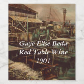 Joys van Jaffe Wijn Etiket (Enkel label)