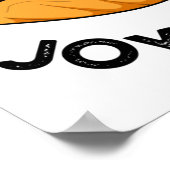 Joyster Funny Joyful Animal Oyster Pun Poster (Hoek)