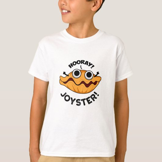 Joyster Funny Joyful Animal Oyster Pun T-shirt (Voorkant)