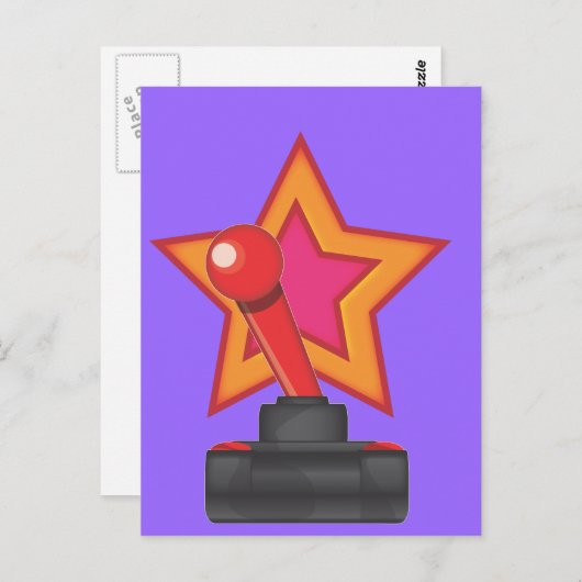 Joystick Briefkaart (Voorkant / Achterkant)