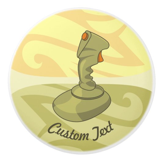 Joystick Ceramic Knob. Keramische Knop (Voorkant)