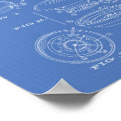 Joystick Controller 1985 Patent Art Blueprint Poster (Hoek)