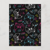 Joystick Controller Gamen Briefkaart (Voorkant)