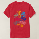 Joystick Controller Video Game Player Console Game T-shirt (Design voorkant)