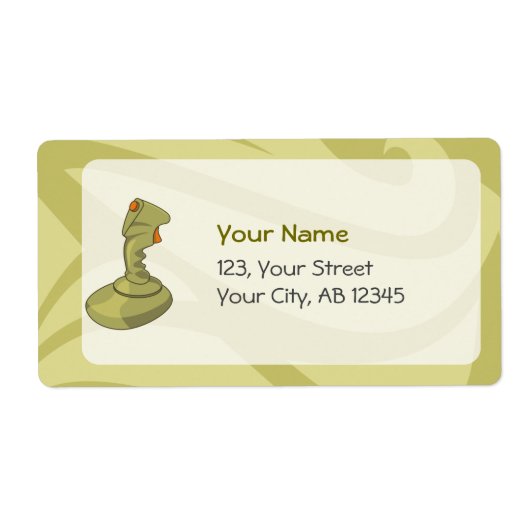 Joystick Etiket (Voorkant)