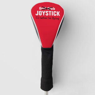 Joystick. Ik vlieg liever Golf Head Hoesje Golfheadcover