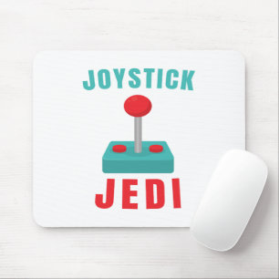 Joystick Jedi Grappige Retro Gamer Vader Muismat