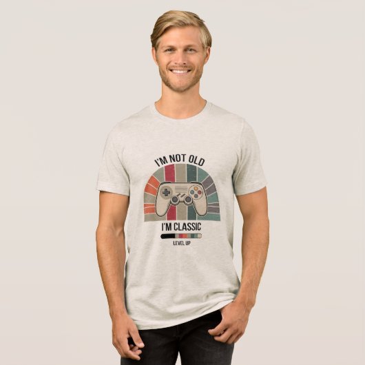 Joystick Jubilee Tri-Blend Shirt (Voorkant volledig)
