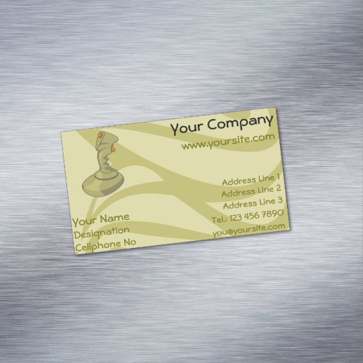 Joystick Magnetisch Visitekaartje (Voorbeeld)