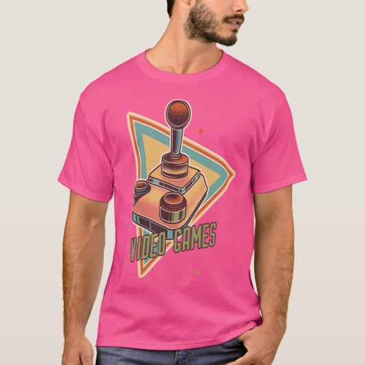 Joystick meisje t-shirt (Voorkant)