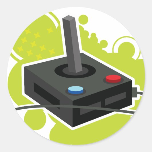 joystick ronde sticker (Voorkant)