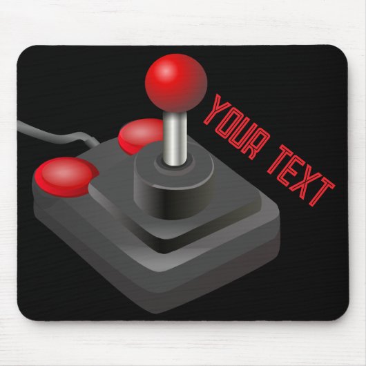 Joystick  videospel old school retro muismat (Voorkant)