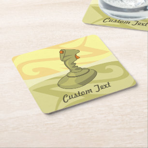 Joystick Vierkant Papier Onderzetter