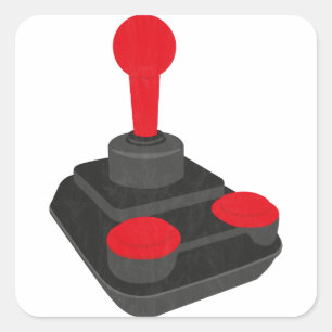 joystick vierkante sticker