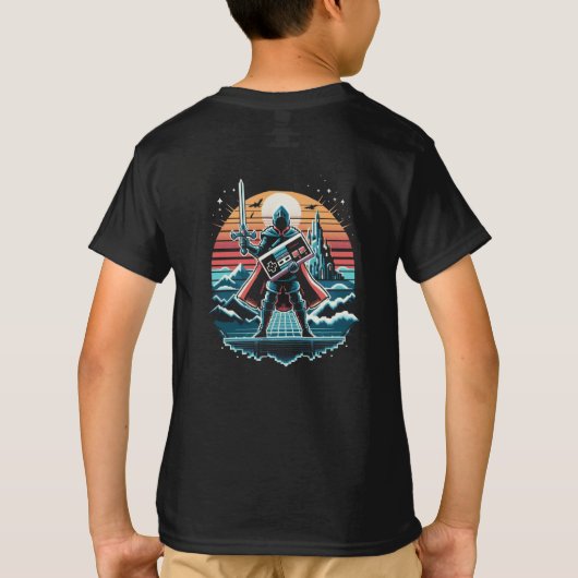 Joystick Warrior T-shirt (Achterkant)