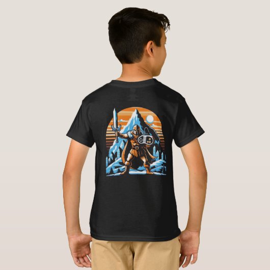 Joystick Warrior T-shirt (Achterkant volledig)