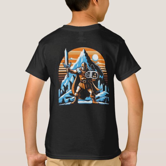 Joystick Warrior T-shirt (Achterkant)