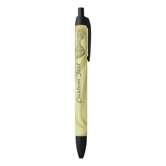 Joystick Zwarte Inkt Pen (Achterkant (Verticaal))