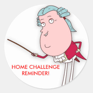 JOYTUNES HOME CHALLENGE HERINNERINGEN RONDE STICKER