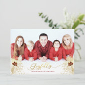 Joyully Confetti Card met witte enveloppen meegele Feestdagenkaart (Staand voorkant)
