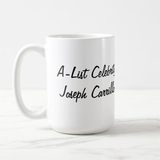 Jozef Carrillo, lid van de A-lijst | 15oz-Mok Koffiemok (Links)