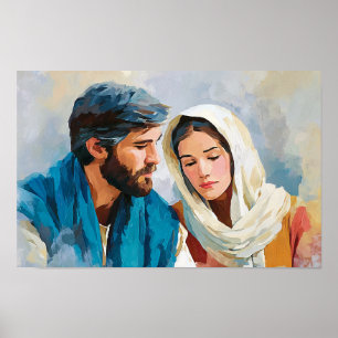 Jozef en Maria: Een Heilige Verbintenis Poster