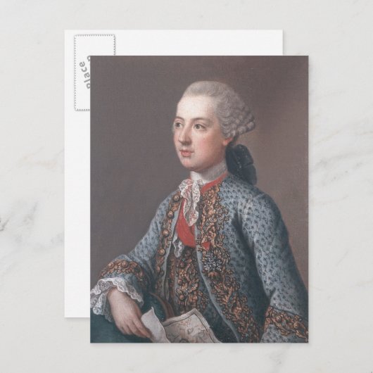 Jozef II keizer en koning van het Heilige Roomse R Briefkaart (Voorkant / Achterkant)