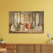 Jozef legt de dromen van de farao uit canvas afdruk (Insitu (Woonkamer))