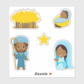 Jozef, Mary, Jezus Sticker (Vel)