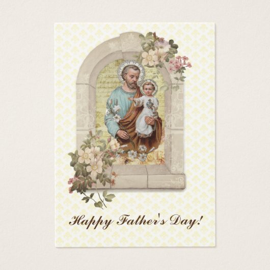 Jozef Memorare Prayer Heilige Kaart (Voorkant)