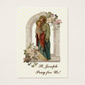 Jozef Memorare Prayer Heilige Kaart (Voorkant)