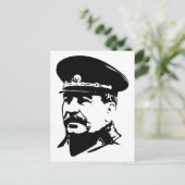 Jozef Stalin, USSR, CCCP, Sovjet-Unie, Communisme Briefkaart (Staand voorkant)