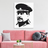 Jozef Stalin, USSR, CCCP, Sovjet-Unie, Communisme Canvas Afdruk (Insitu (Woonkamer))