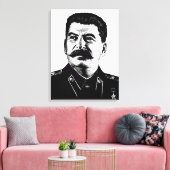 Jozef Stalin, USSR, CCCP, Sovjet-Unie, Communisme Canvas Afdruk (Insitu (Woonkamer))