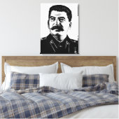 Jozef Stalin, USSR, CCCP, Sovjet-Unie, Communisme Canvas Afdruk (Insitu (Slaapkamer))