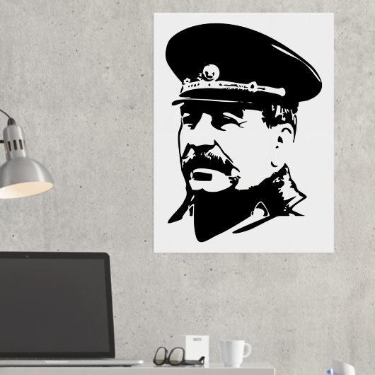 Jozef Stalin, USSR, CCCP, Sovjet-Unie, Communisme Folie Afdrukken (Insitu (Desk 2))