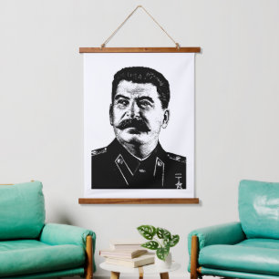 Jozef Stalin, USSR, CCCP, Sovjet-Unie, Communisme Hangend Wandkleed