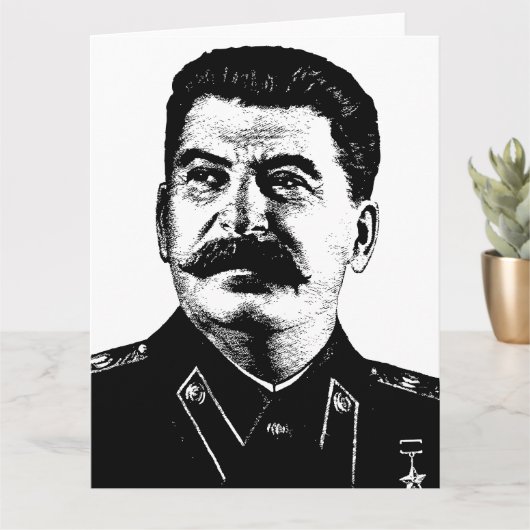 Jozef Stalin, USSR, CCCP, Sovjet-Unie, Communisme Kaart (Kleine Plant)