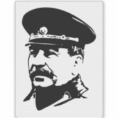 Jozef Stalin, USSR, CCCP, Sovjet-Unie, Communisme Sticker (Voorkant)